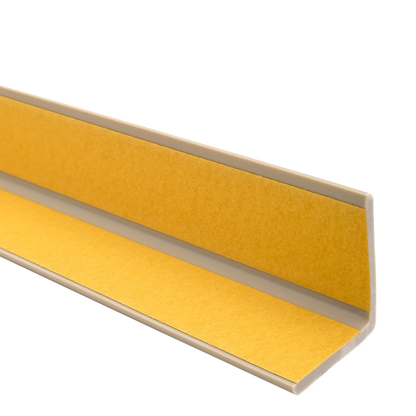 Mjuk hörnskyddslist PVC självhäftande skyddande KM, beige