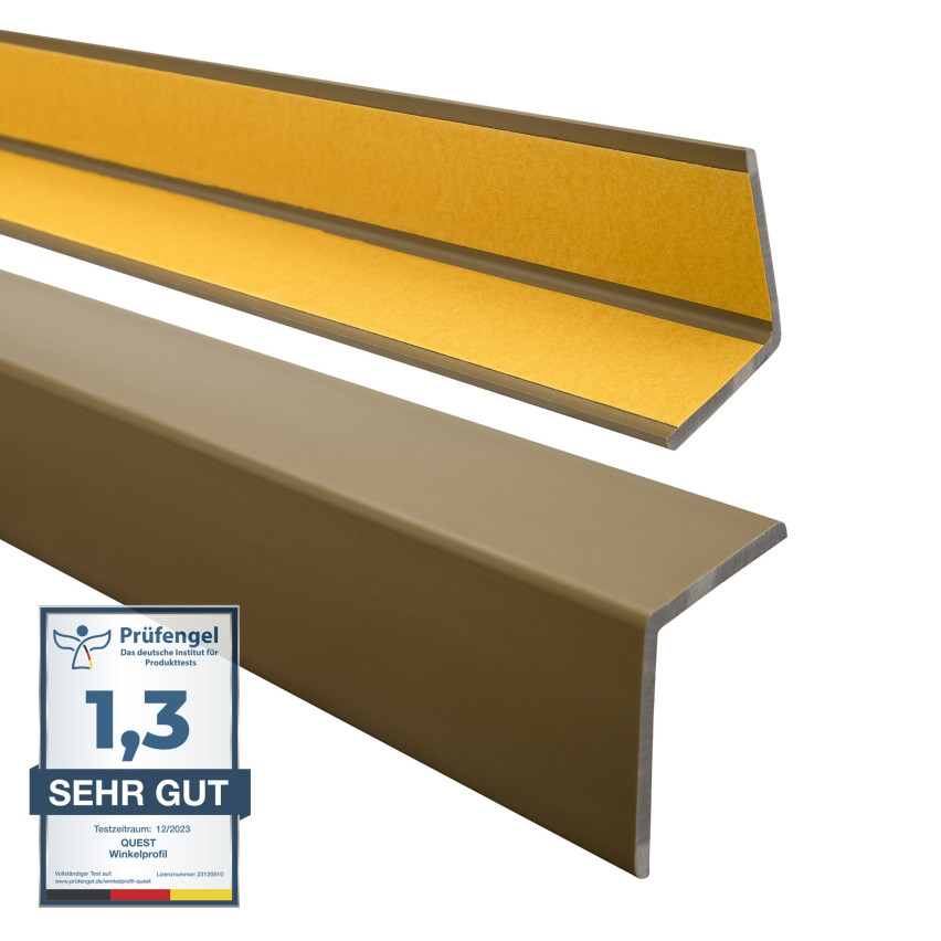 Mjuk hörnskyddslist PVC självhäftande skyddande KM, mässing