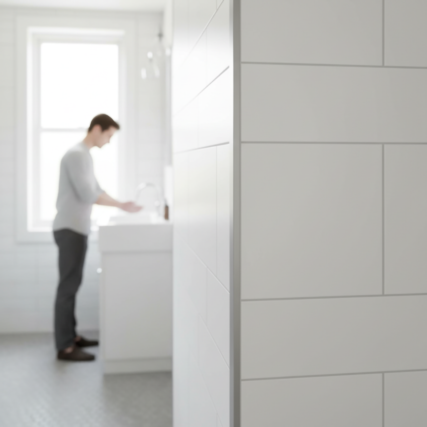 Mjuk hörnskyddslist PVC självhäftande skyddande KM, svart