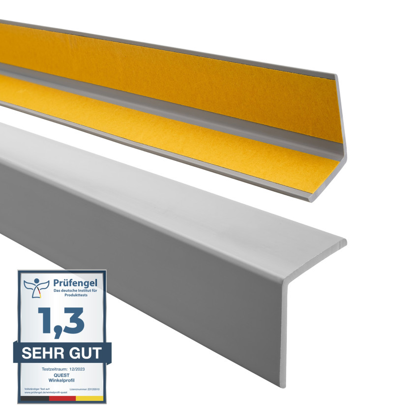 Mjuk hörnskyddslist PVC självhäftande skyddande KM, grå