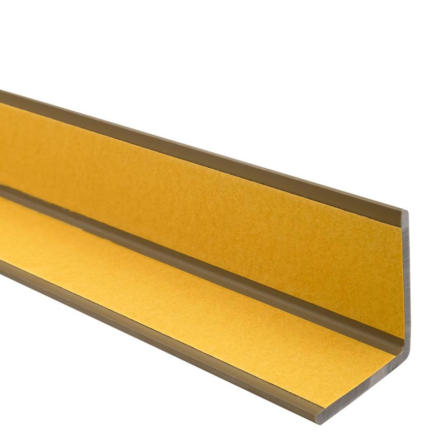 Mjuk hörnskyddslist PVC självhäftande skyddande KM, mässing