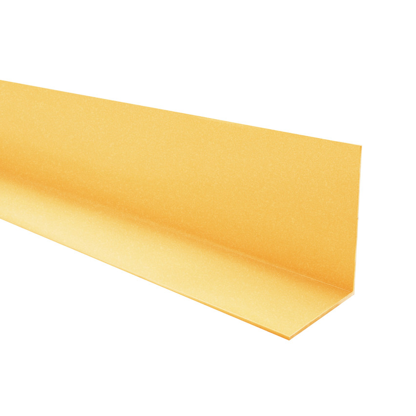 Hård hörnskyddslist PVC dekorativa vinkelprofil KT, guld