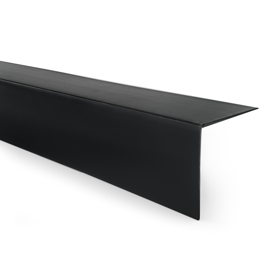 Hårt hörnskyddslist PVC självhäftande, dekorativa KTK, svart