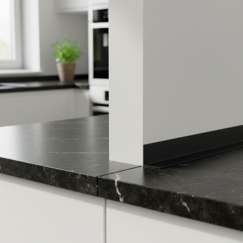 Hårt hörnskyddslist PVC självhäftande limmade på utsidan, dekorativa  KTZ, blå