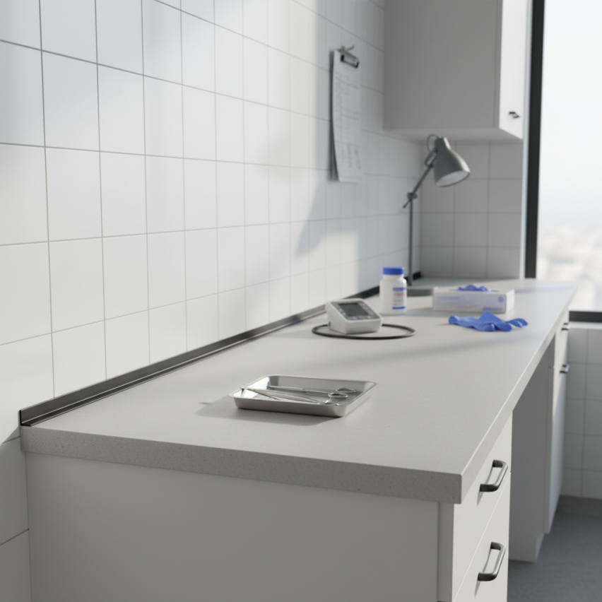 Hårt hörnskyddslist PVC självhäftande limmade på utsidan, dekorativa  KTZ, blå