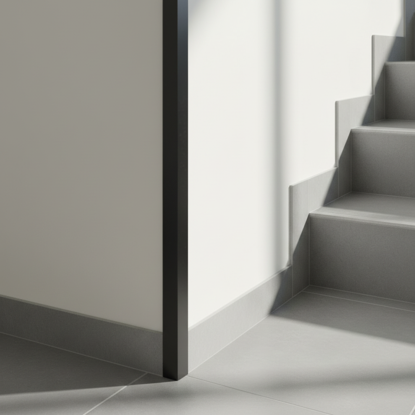 Hård hörnskyddslist PVC dekorativa vinkelprofil KT, ljusgrön