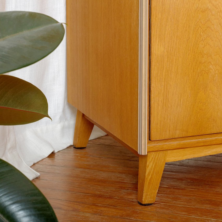 Kantband, self-adhesive transparent PVC 10x10 mm, genomskinlig, 5 m