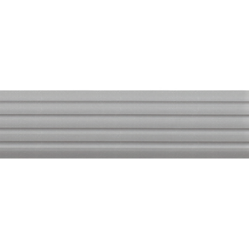 halkskyddslist 35 mm självhäftande, flexibel, mjuk remsa LAP, silver, 5 m
