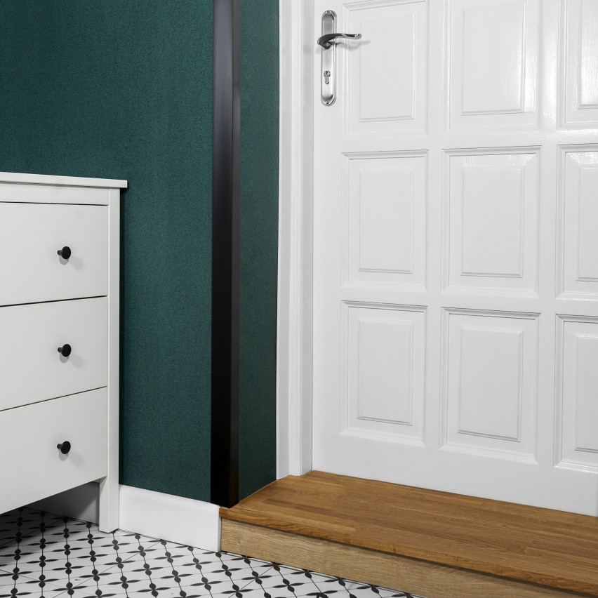 Hårt hörnskyddslist PVC självhäftande, dekorativa KTK, Rött vin