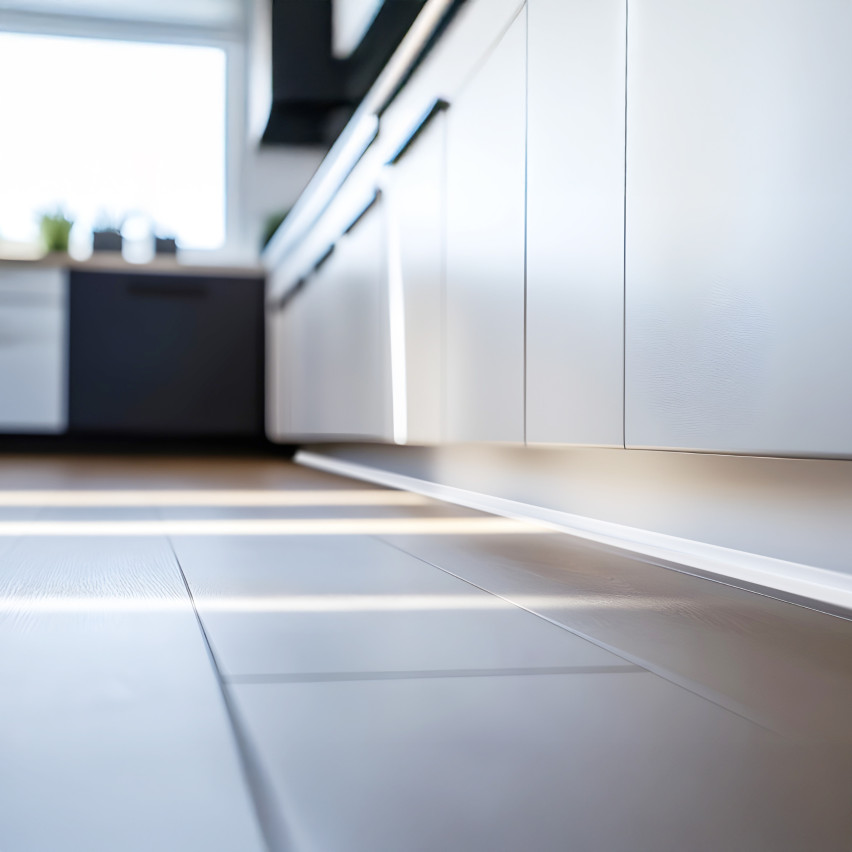 Kantband PVC 10x10 mm, självhäftande, flexibel, mörkbrun, 5 m