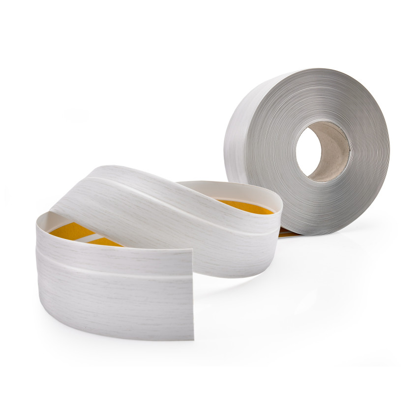 Golvlist självhäftande PVC 50x20 mm, björk självhäftande flexibel golvlist, sockelbräda sockel