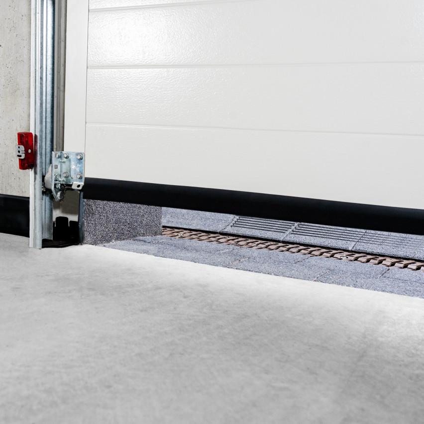 Dekorlister PVC grafit, självhäftande, avslutningslist, dekorativ