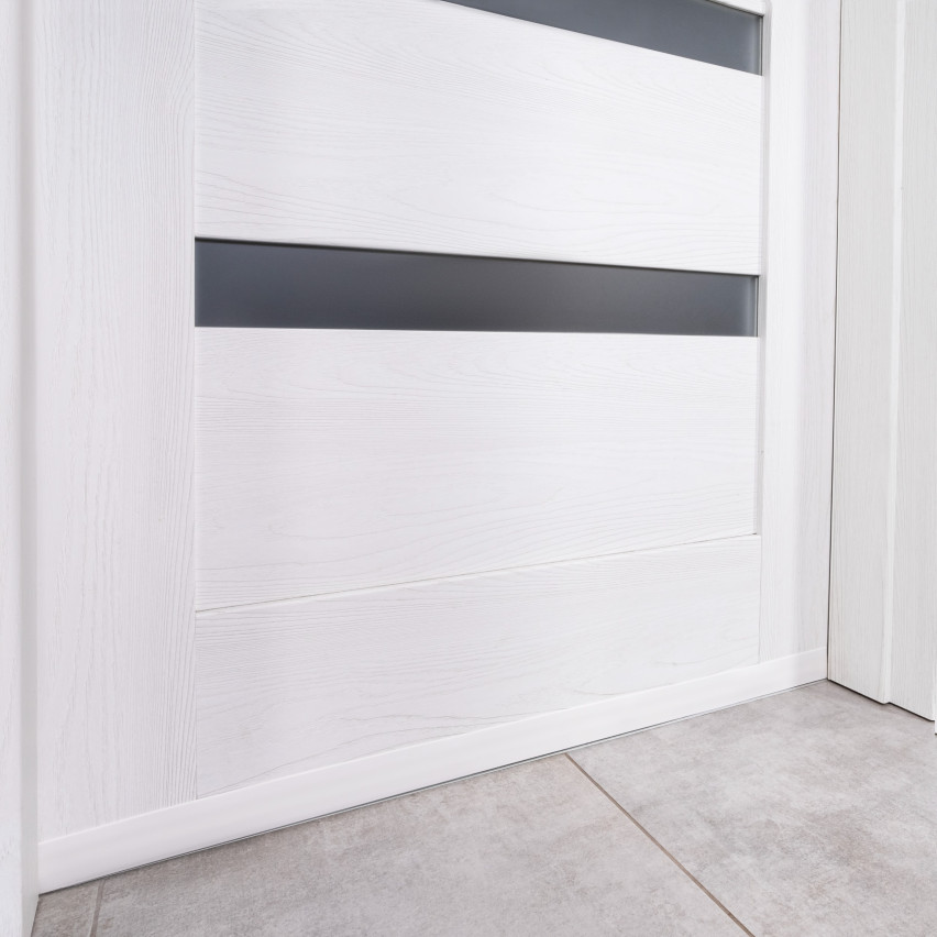 Dekorlister PVC självhäftande, avslutningslist, dekorativ, svart