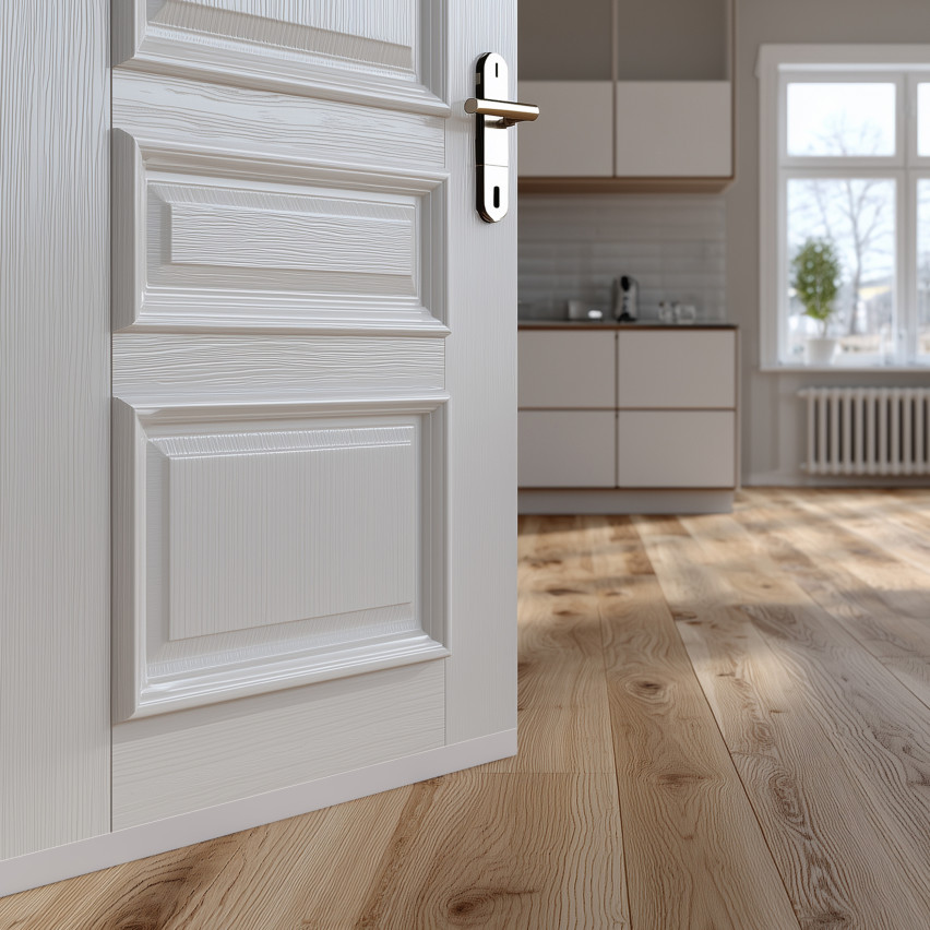 Tätningslist fönster PVC  dekorativ, vit