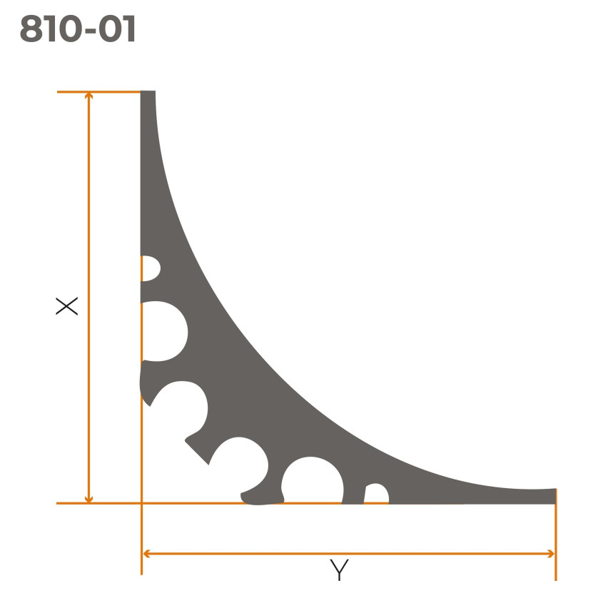 Anslutningslist, monteringsprofil PVC , svart