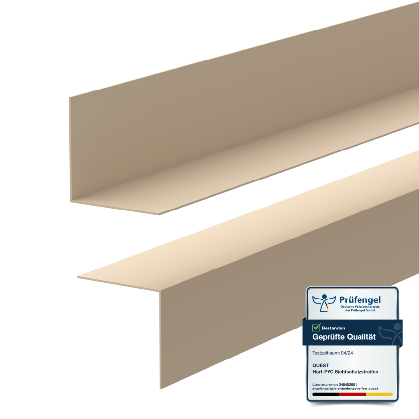 Minimalistisk PVC golvlist – hård, beige