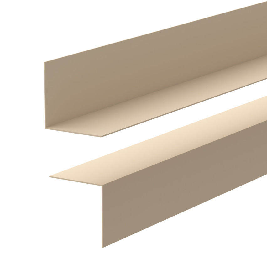 Minimalistisk PVC golvlist – hård, beige