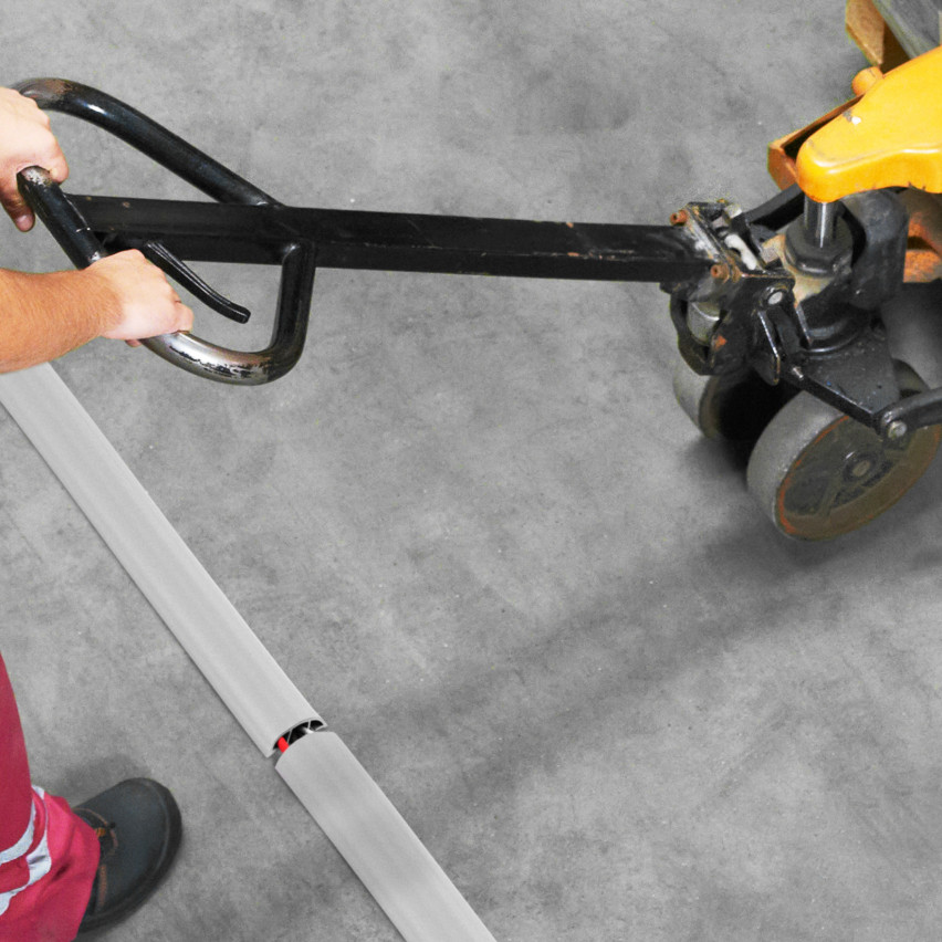 Maskering Halvcirkelformad kabelkanal PVC  PK, svart