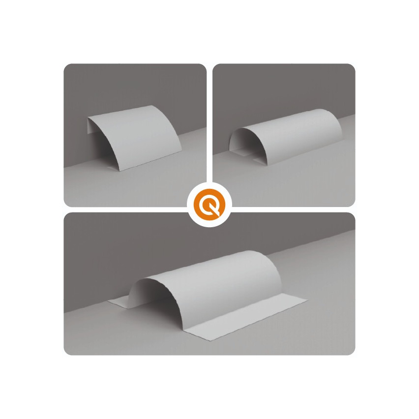 Plinthe multifonctionnelle en PVC  6in1 – panneau de finition auto-adhésif, vit