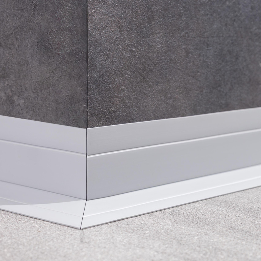 Mångsidig PVC-list 4-i-1 – Självhäftande Avslutningspanel, Grå