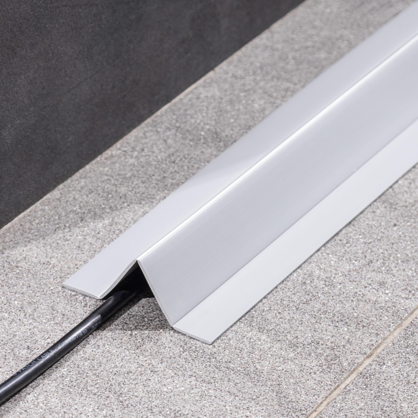 Mångsidig PVC-list 4-i-1 – Självhäftande Avslutningspanel, Grå