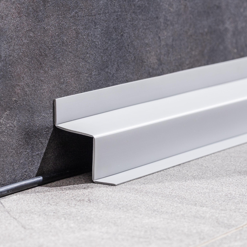 Mångsidig PVC-list 4-i-1 – Självhäftande Avslutningspanel, Grå