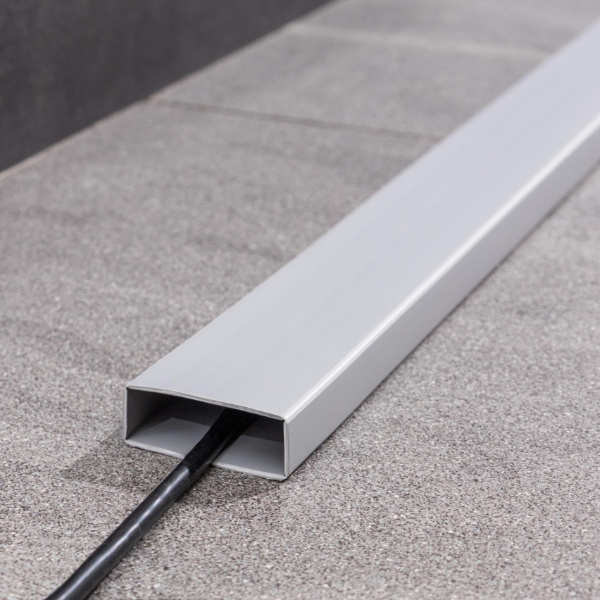 PVC Multifunktionell List 2in1 – Självhäftande Avslutningspanel, 110Mm, Ljusgrön
