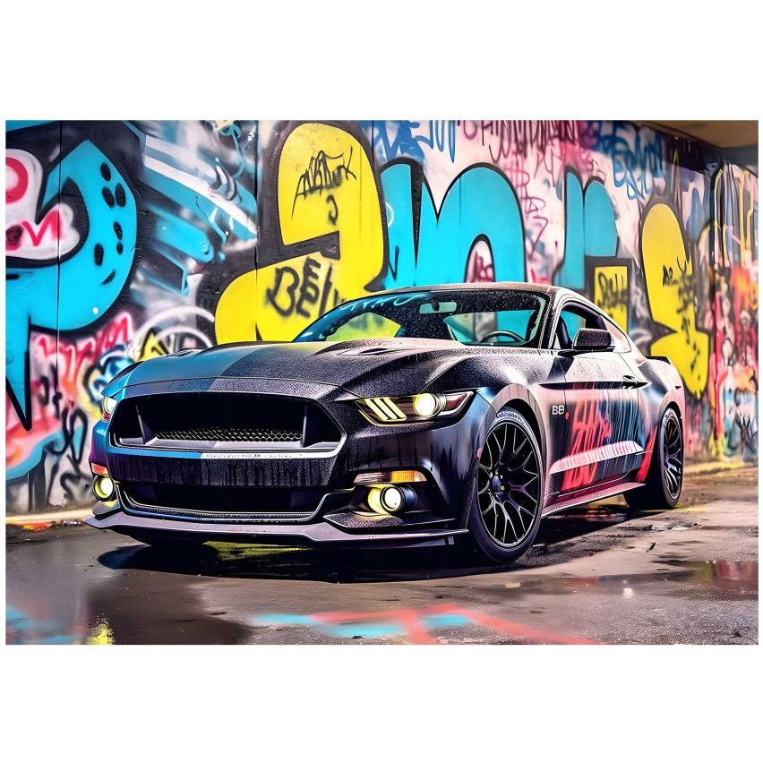 GRAFFITI GRAFFITI BARNENS BIL FOTOPAPET 150x105