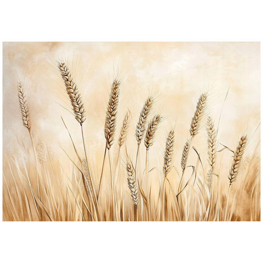 BOHO POLE VACKER NATUR Sittande rum FLIZELINE Väggmålning 250x175