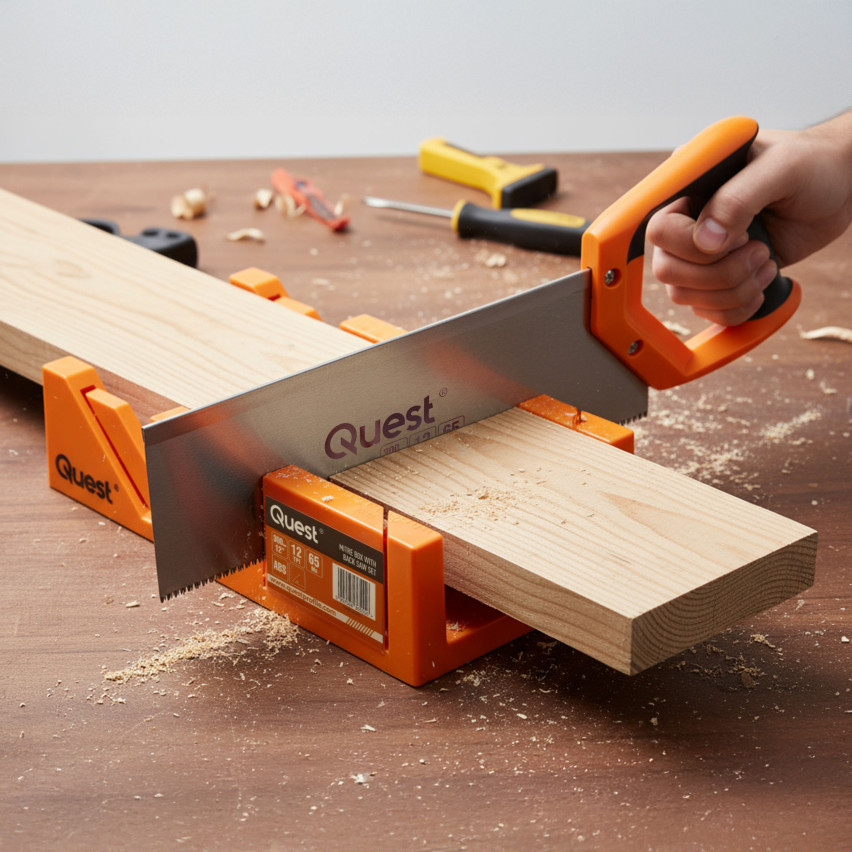 Geringslåda med 300 mm (12”) såg, vinkelkapningsverktyg för PVC