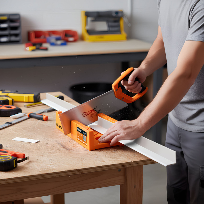 Geringslåda med 300 mm (12”) såg, vinkelkapningsverktyg för PVC