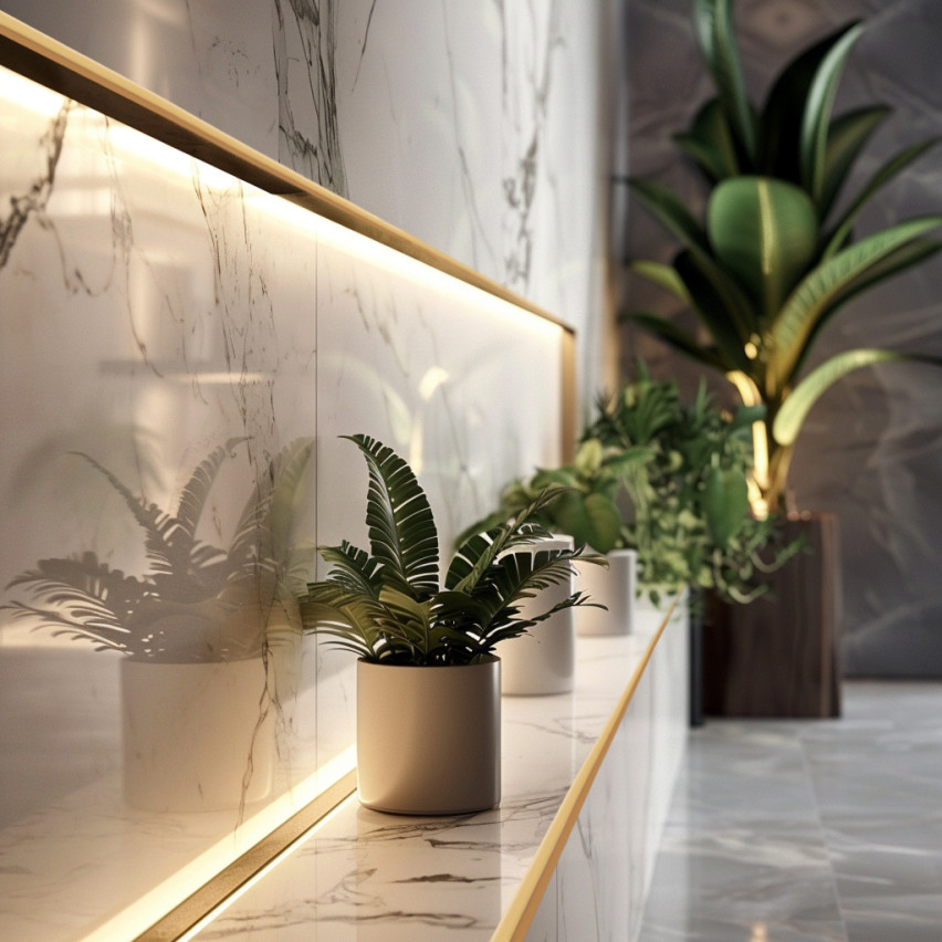 Monteringslist PVC guld, avslutningslist, självhäftande, flexibel