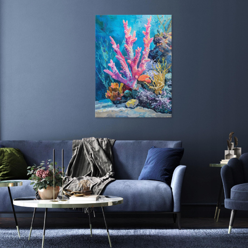 BAKGRUND OCEAN SEA LIVING ROOM ON FLAT WALL 60x40