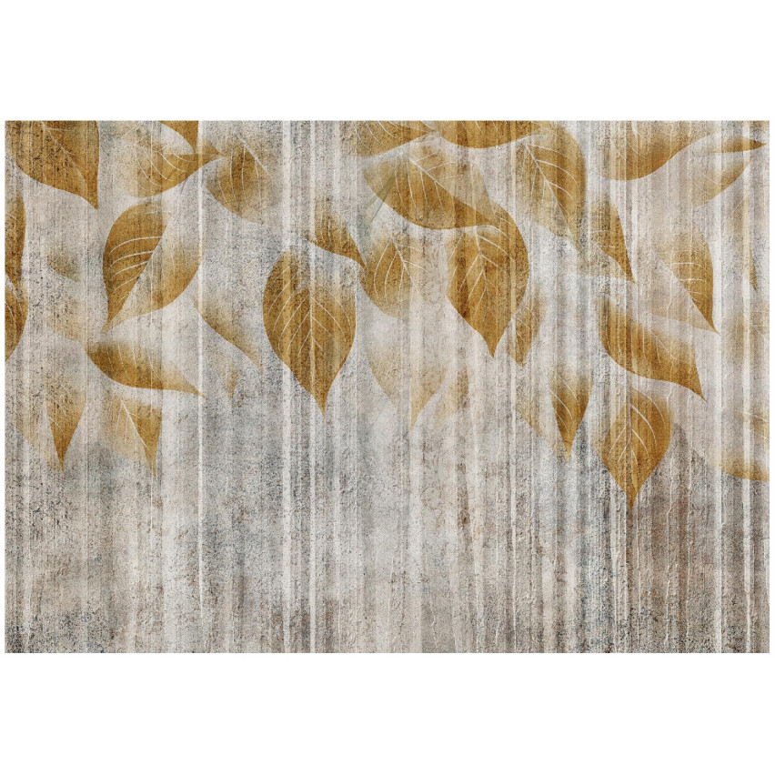 BOHO BEIGE BONES ON CONCRETE FOTO tapet för vardagsrum tapet 400x280