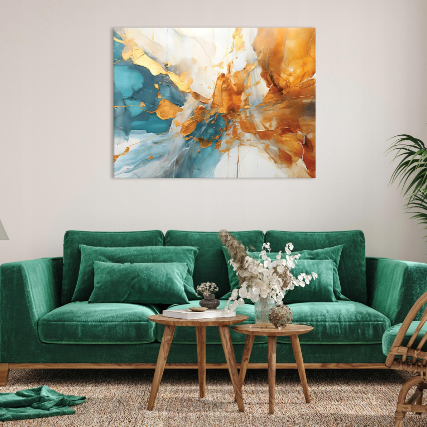 Bild ABSTRACTION MARMUR på canvas Vägg till Sovrum Vardagsrum Stor 100x70