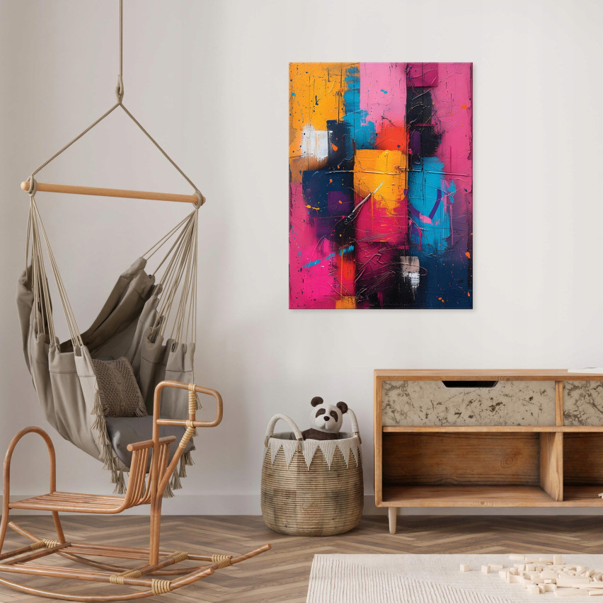 ABSTRAKT FÄRG MODERN BAKGRUNDBILD FÖR SÄLLSKAPSRUMMET 120x80