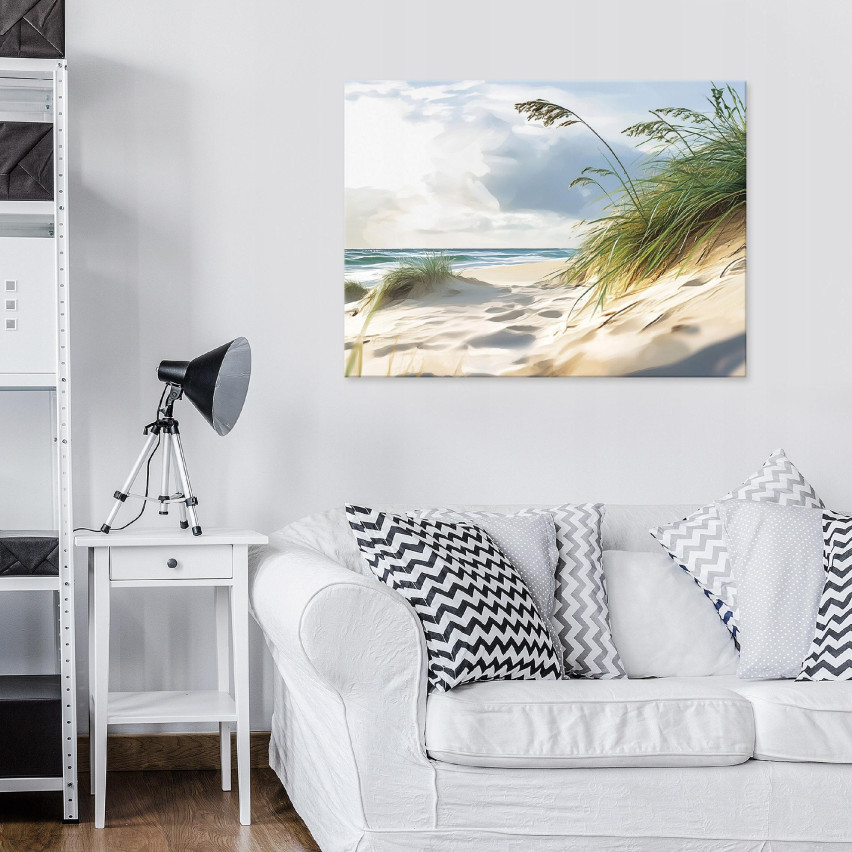 canvas hav strand natur för vardagsrum vardagsrum kök 120x80 PP15444
