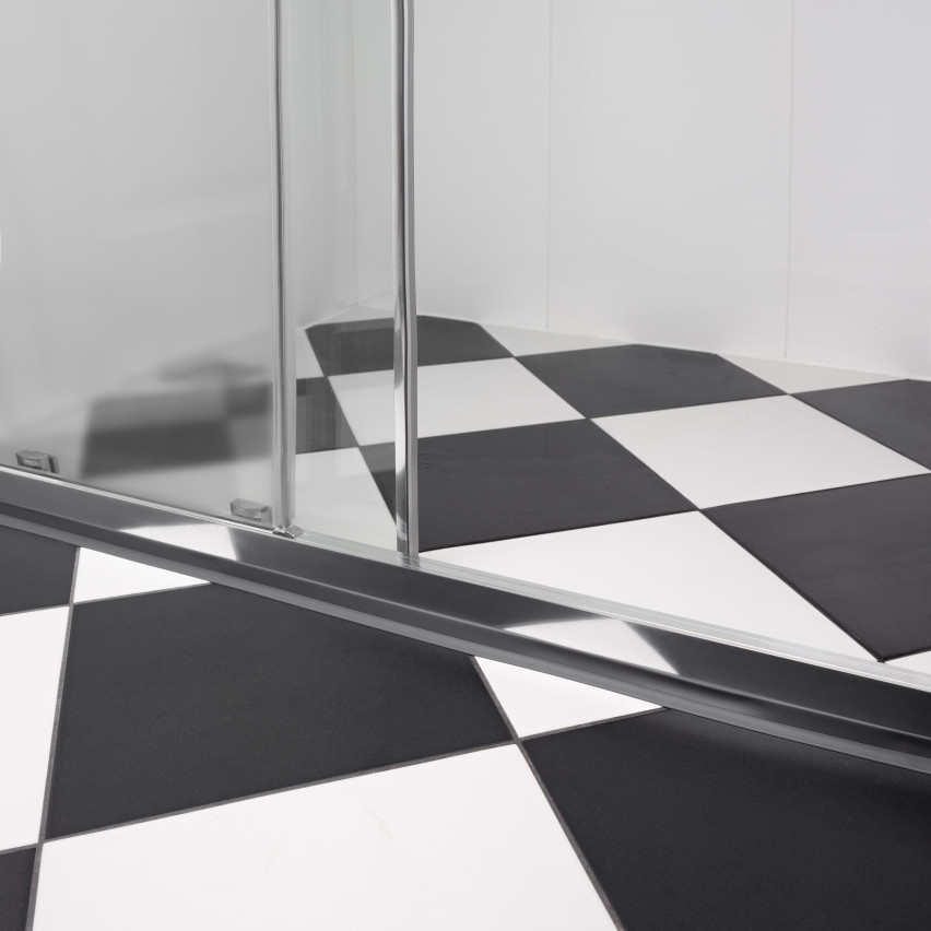 Kantband PVC 10x10 mm, självhäftande, flexibel, svart, 5 m