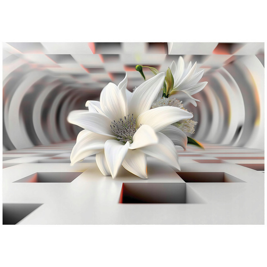 FOTOTAPET 3D BLOMMOR ABSTRAKTATION SÄLLSKAPSRUM FLIZELINE 350x250