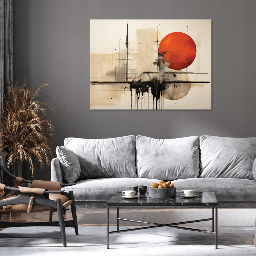 BAKGRUND MISCELLANEOUS ABSTRACT FOR THE LIVING ROOM MODERN 60x40