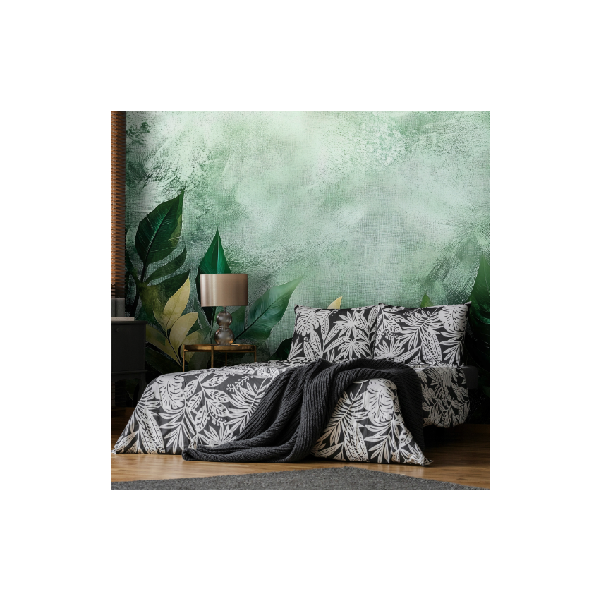 FLIZELINE FOTO tapet GRÖNA LÖV NATUR SITTRUM FLIZELINE 250x175