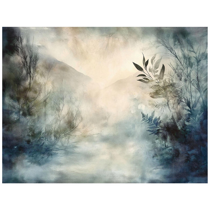 BETON-MOUNTAINS NATURLIG FOTOPAPET FÖR SÄLLSKAPSRUMMET BAND 200x140