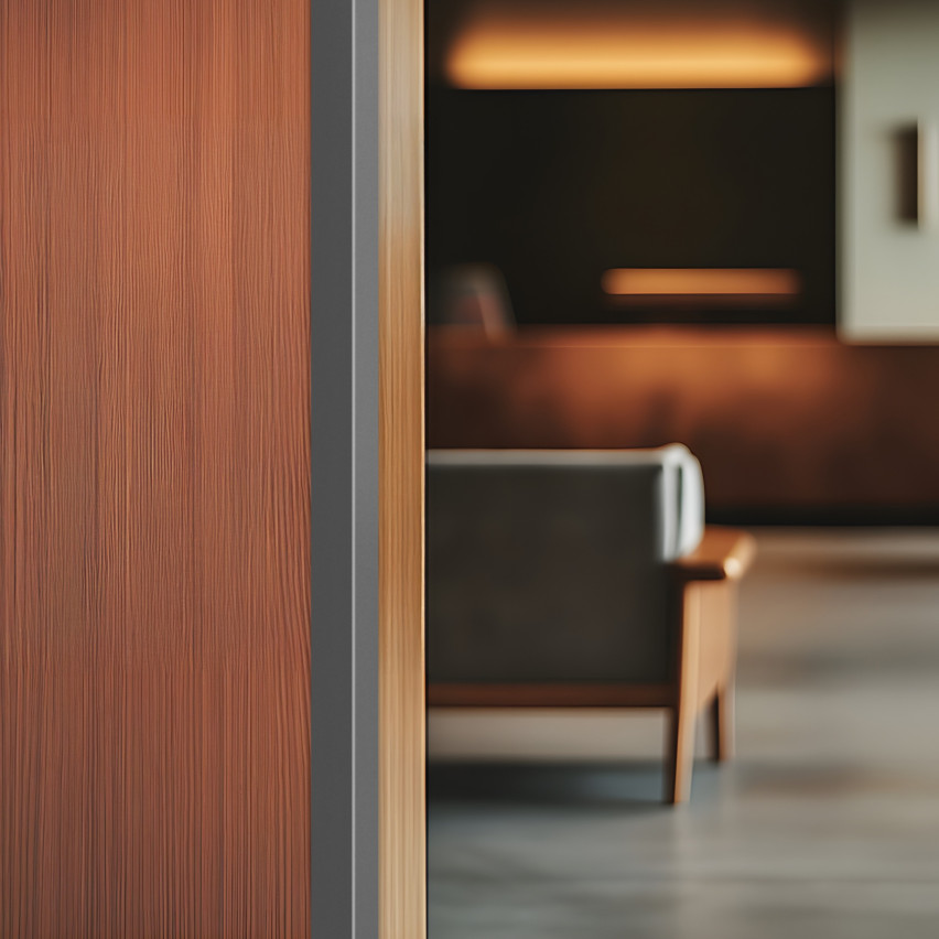 Hårt hörnskyddslist PVC självhäftande, dekorativa beige, KTK