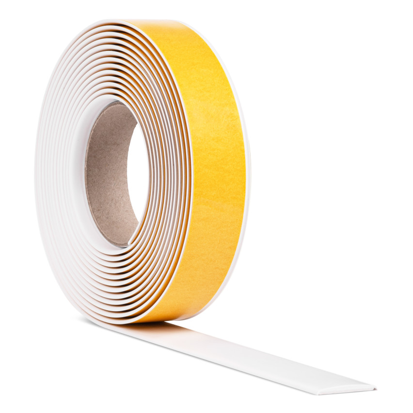 Självhäftande tröskellist PVC vit LP