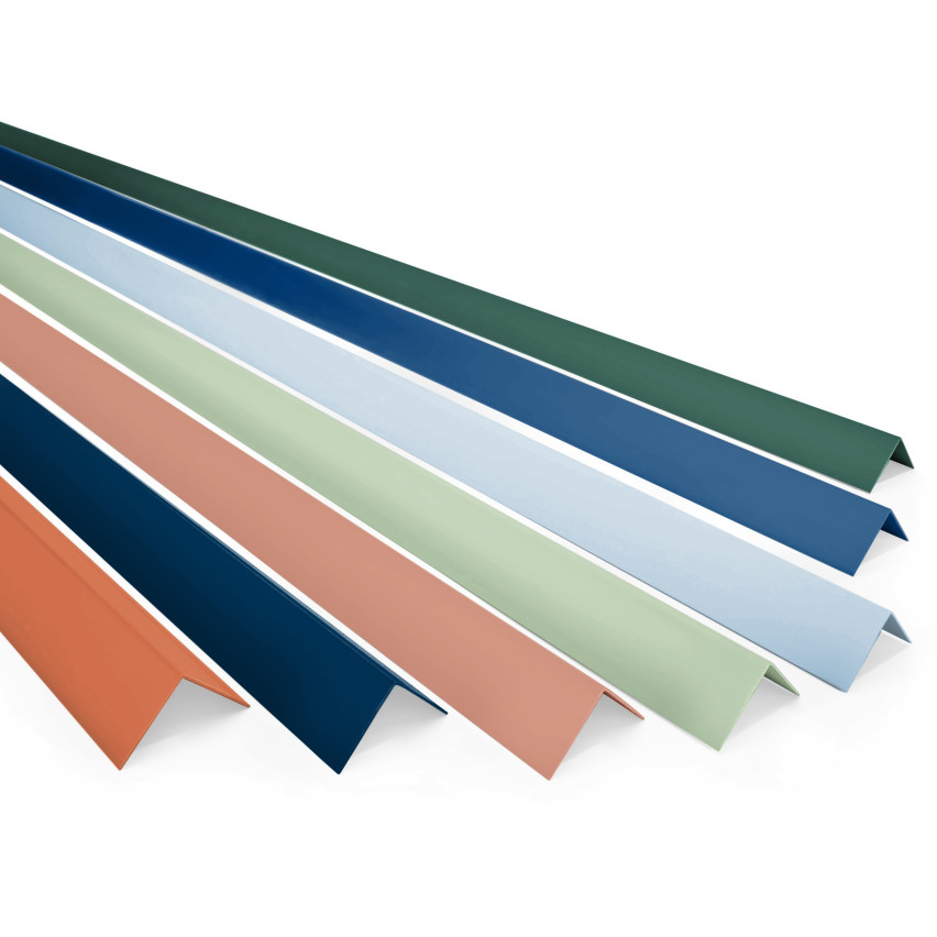 Hårt hörnskyddslist PVC självhäftande limmade på utsidan, dekorativa  KTZ, Rött vin