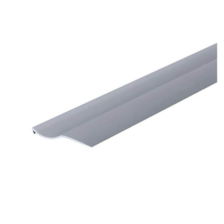 Staket panel för vertikal montering PVC , grå