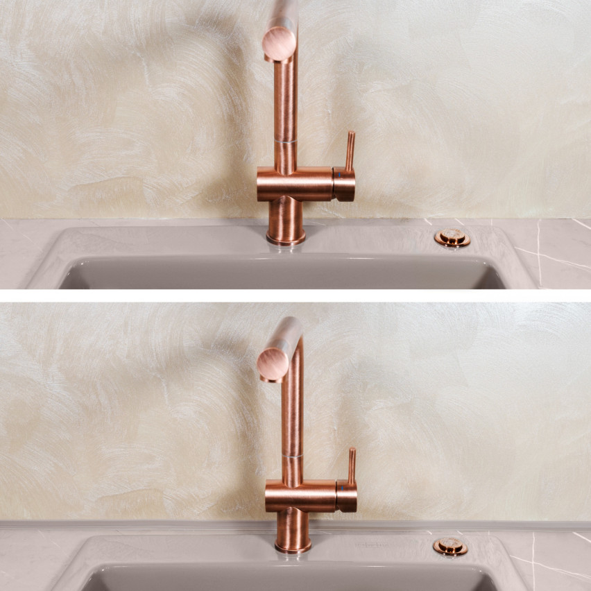 Monteringslist PVC avslutningslist, självhäftande, flexibel, brun