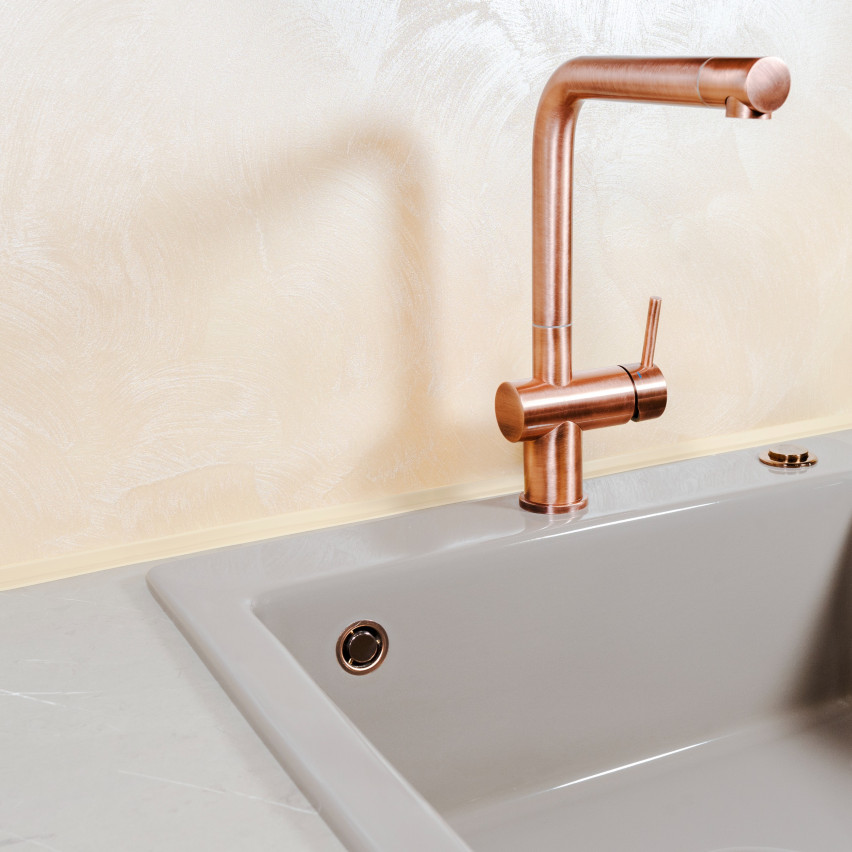 Monteringslist PVC avslutningslist, självhäftande, flexibel, brun