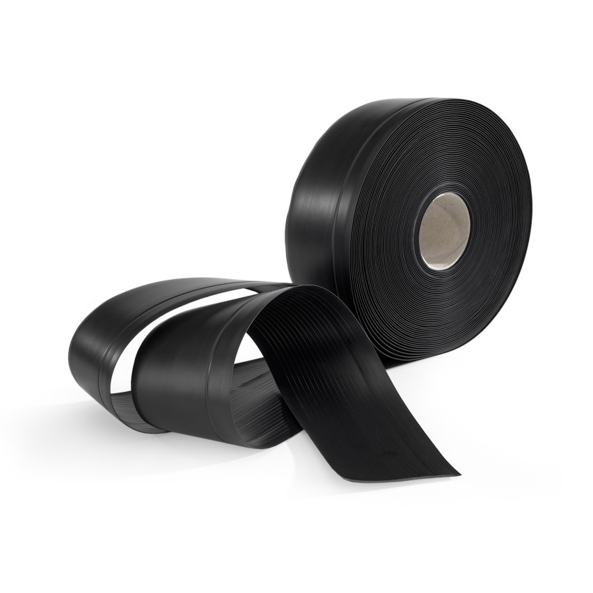 Golvlist självhäftande PVC 70x20 mm, svart, flexibel golvlist, sockelbräda sockel