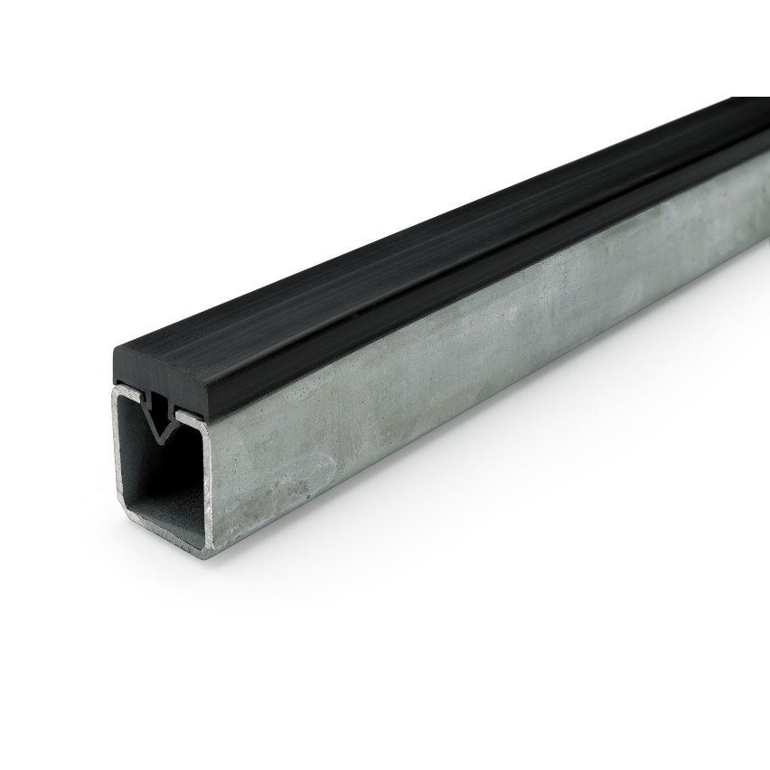 Lägre transportprofil PVC , svart, 100 cm